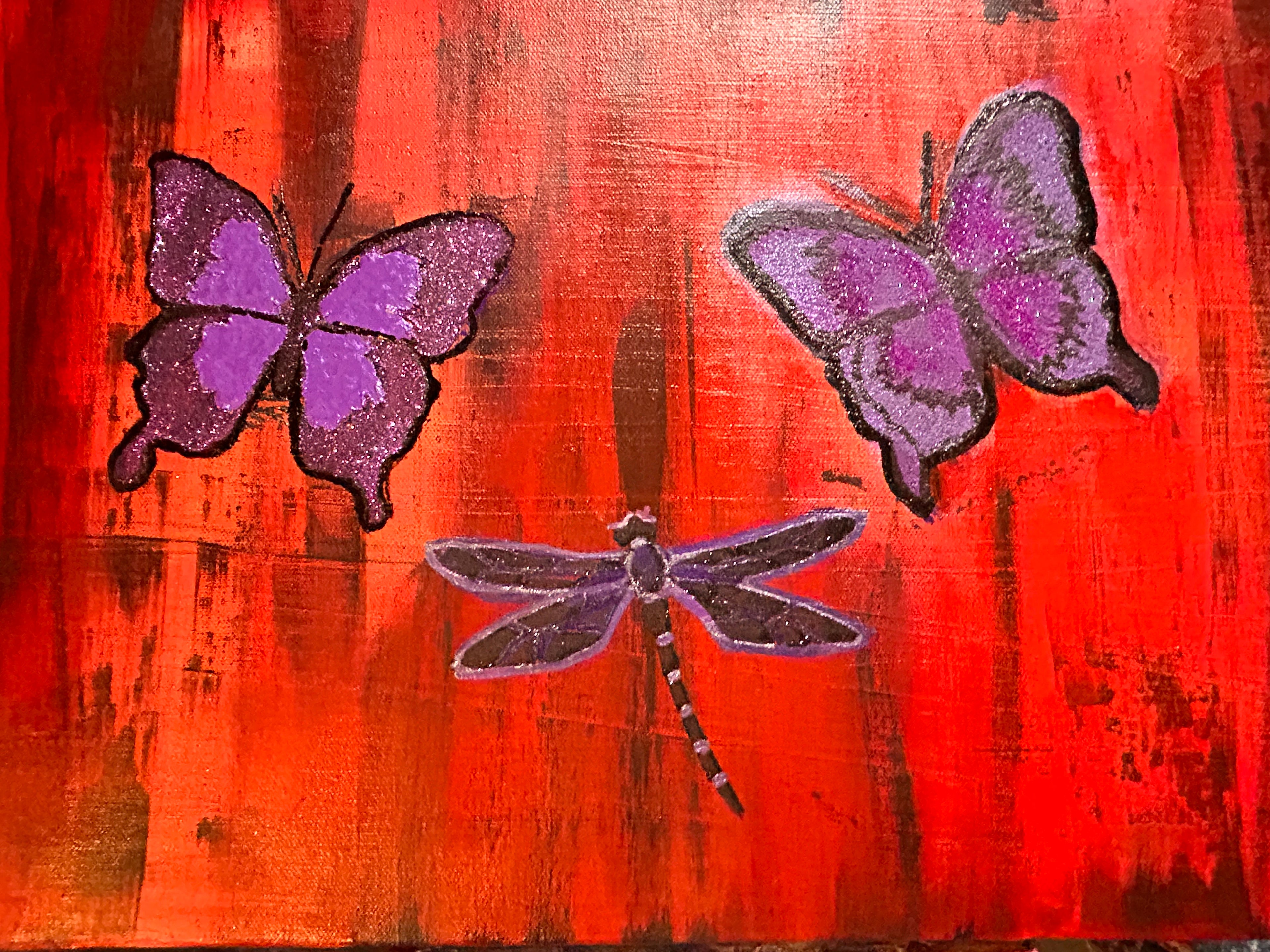 “Sunlit Whispers” – Original Acrylic on Canvas (16x40)