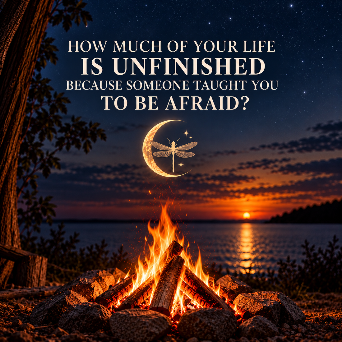 How Much of Your Life Is Unfinished Because Someone Taught You to Be Afraid? — Mystic Dragonfly Creations