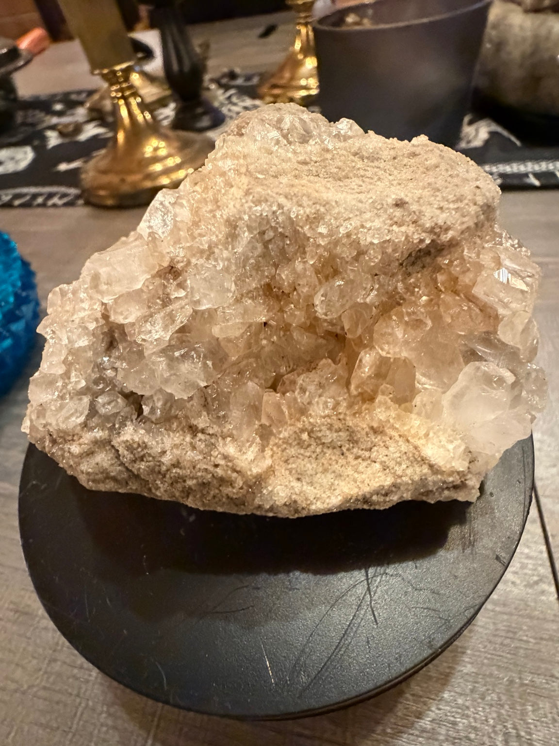 The Silver Threshold crystalline backyard specimen from Galveston County, Texas
