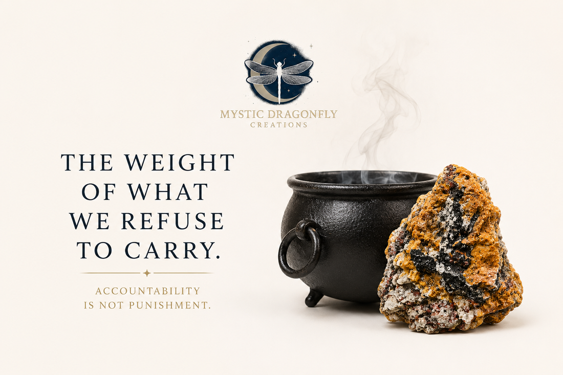 The Weight of What We Refuse to Carry — Mystic Dragonfly Creations