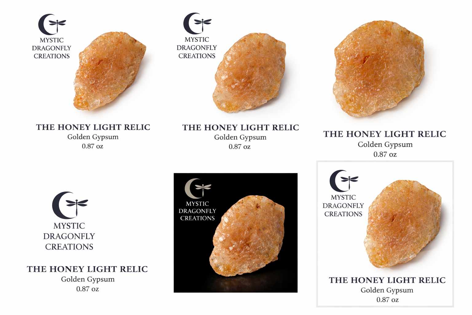 THE PORTAL RELIC HONEY DROP  — GOLDEN GYPSUM