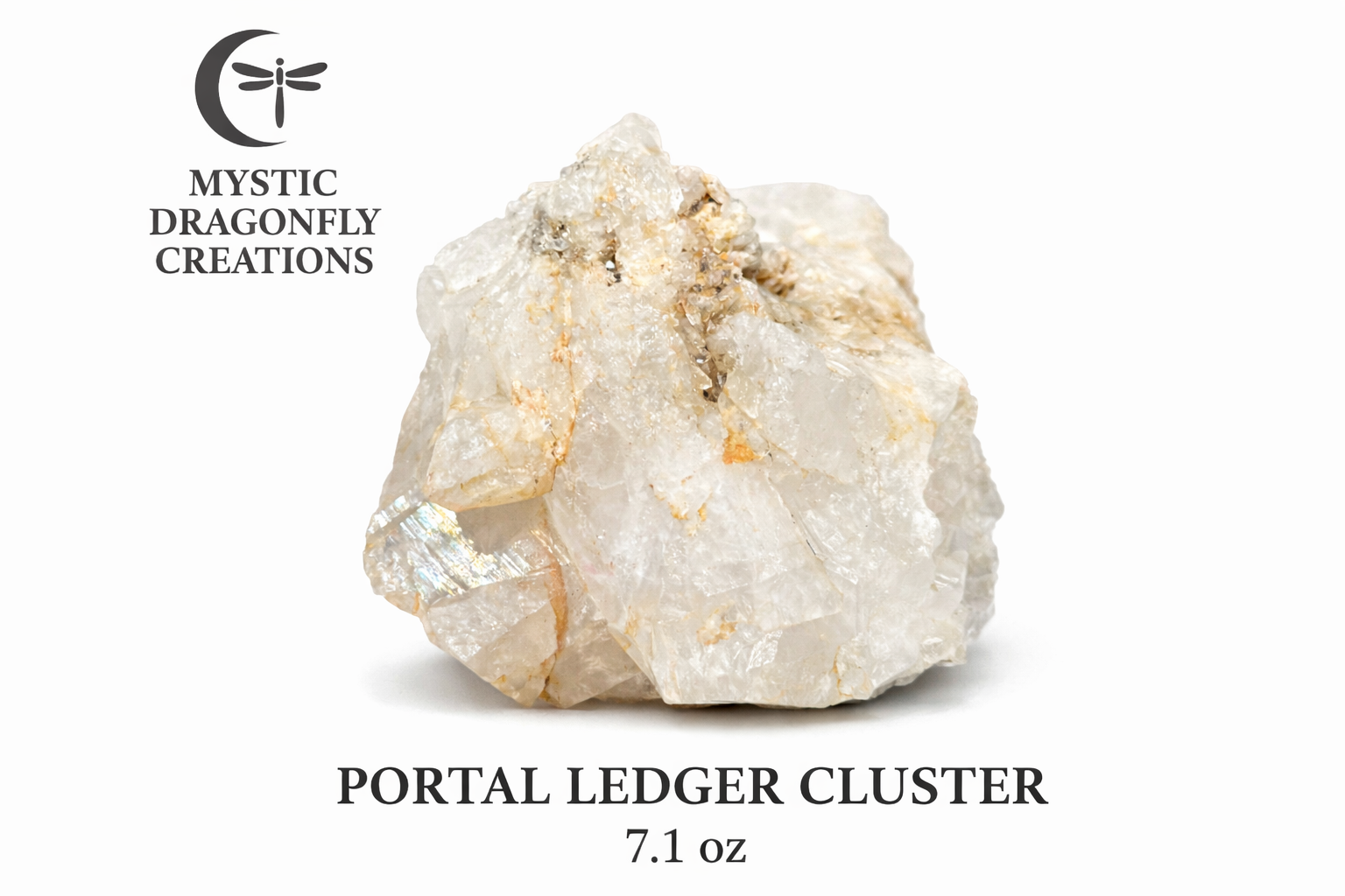 Quartz & Feldspar Ledger Cluster with Muscovite Mica. 7.15 ounce