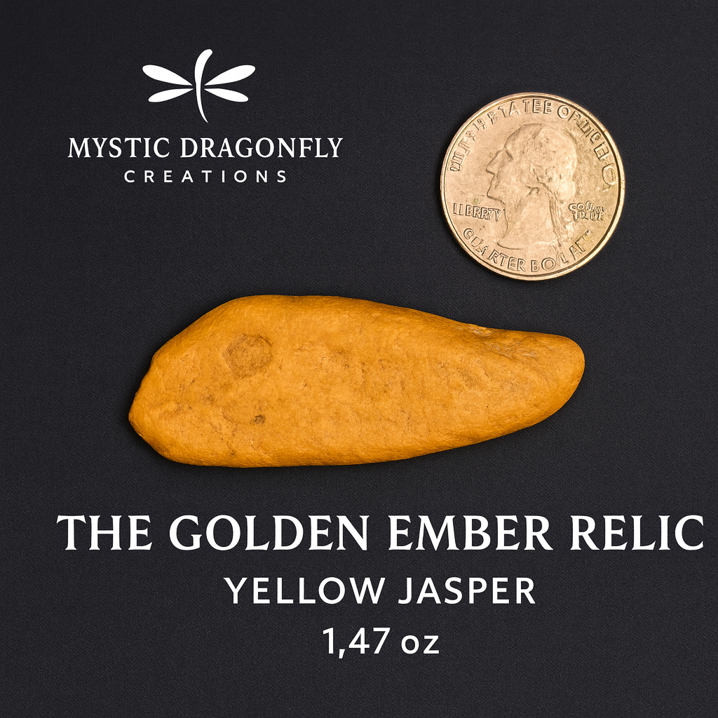“The Golden Ember Relic – Yellow Jasper (1.47 oz)