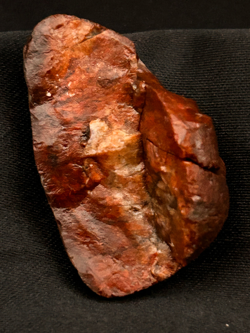 A COAL FROM THE ANCIENT FIRE

Material: Petrified Jasper with Hematite Influence

Weight: 1.12 ounces
