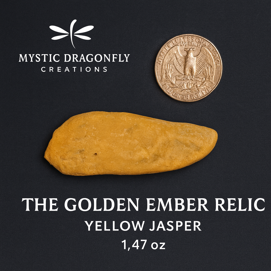 “The Golden Ember Relic – Yellow Jasper (1.47 oz)