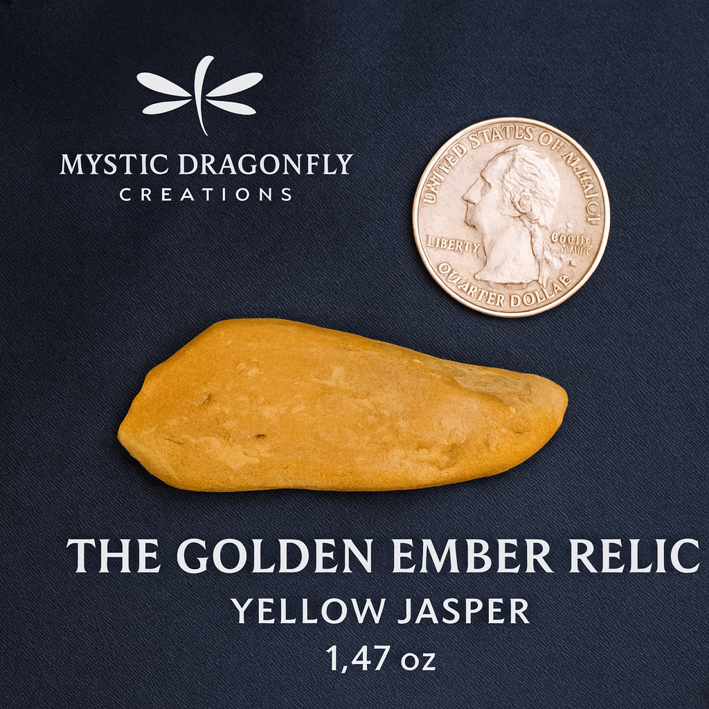 “The Golden Ember Relic – Yellow Jasper (1.47 oz)