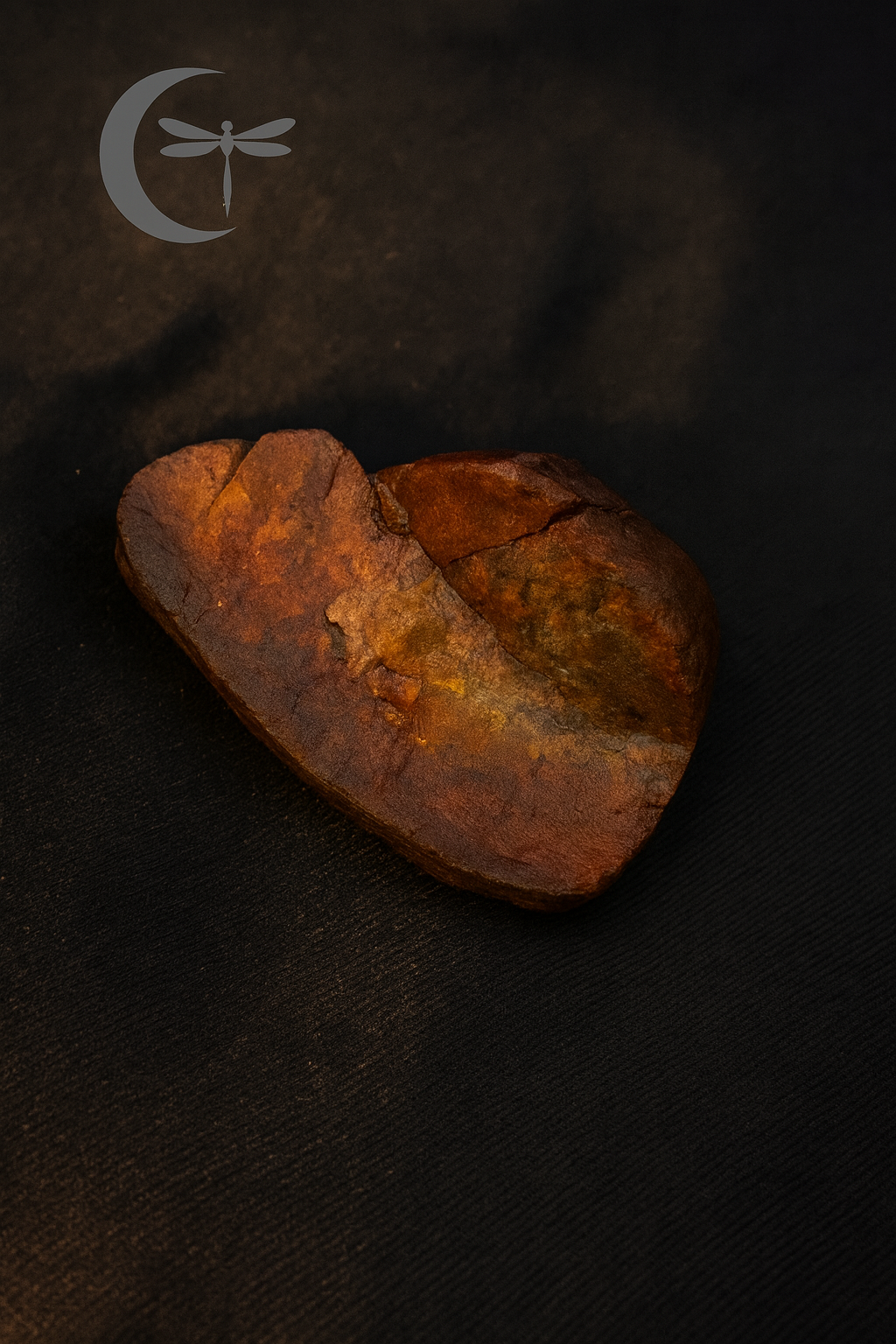 A COAL FROM THE ANCIENT FIRE

Material: Petrified Jasper with Hematite Influence

Weight: 1.12 ounces