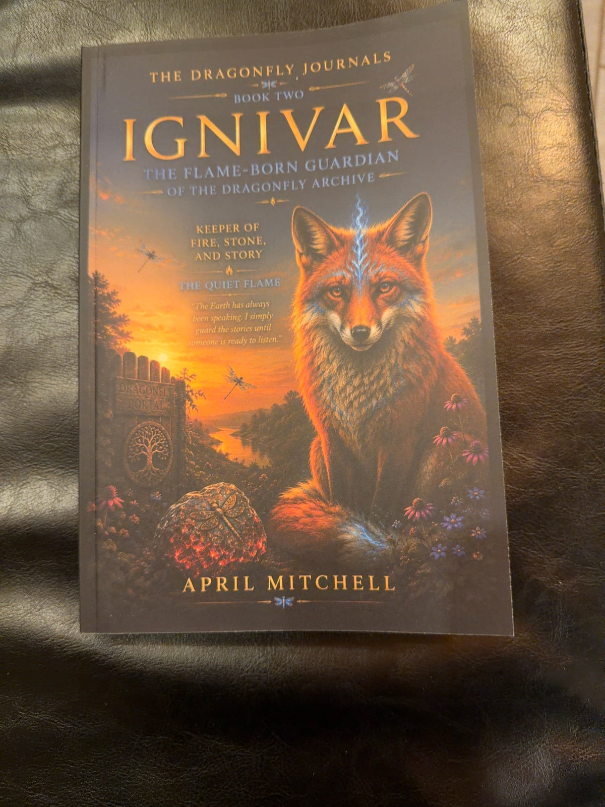 Ignivar The Flame-Born Guardian Book Two signed paperback by April Louann Mitchell